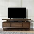 Pemberly Row Modern Wood TV Console in Mahogany