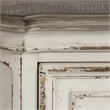Pemberly Row Traditional Wood Mirrored Door Chest in White