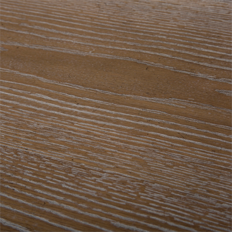 Pemberly Row Traditional Wood Mirrored Door Chest in White