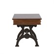 Pemberly Row Traditional Wood Writing Desk in Brown