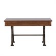 Pemberly Row Traditional Wood Writing Desk in Brown