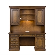 Pemberly Row Traditional Wood Credenza in Brown