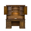Pemberly Row Traditional Wood Credenza in Brown