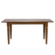 Pemberly Row Transitional Wood Butterfly Leaf Table in Tobacco