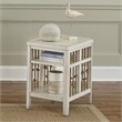 Pemberly Row Contemporary Wood Chair Side Table