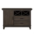 Pemberly Row Farmhouse Wood Sideboard in Oak