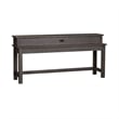 Pemberly Row Modern Farmhouse Console Bar Table in Brown
