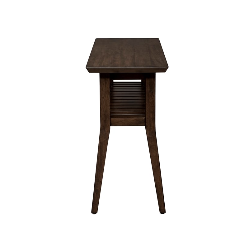 Pemberly Row Contemporary Wood Sofa Table in Brown