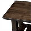 Pemberly Row Contemporary Wood Sofa Table in Brown