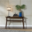 Pemberly Row Contemporary Wood Sofa Table in Brown