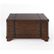 Pemberly Row Contemporary Wood 3 Piece Set in Mahogany