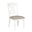 Pemberly Row Transitional Wood 7 Piece Dining Set in Oyster White