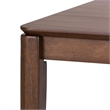 Pemberly Row Contemporary Wood Rectangular Leg Table in Oak