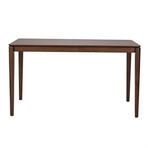 Pemberly Row Contemporary Wood Rectangular Leg Table in Oak