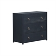 Pemberly Row Contemporary Wood Accent Cabinet in Midnight Blue