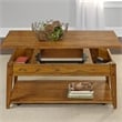 Pemberly Row Modern Wood Lift Top Cocktail Table in Espresso