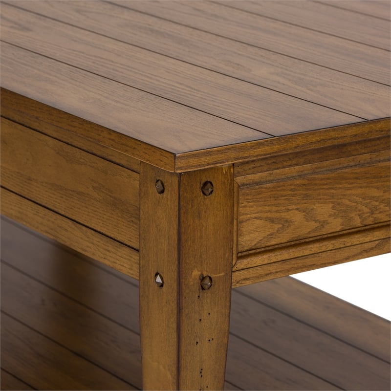 Pemberly Row Modern Wood Lift Top Cocktail Table in Espresso