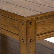 Pemberly Row Modern Wood Lift Top Cocktail Table in Espresso