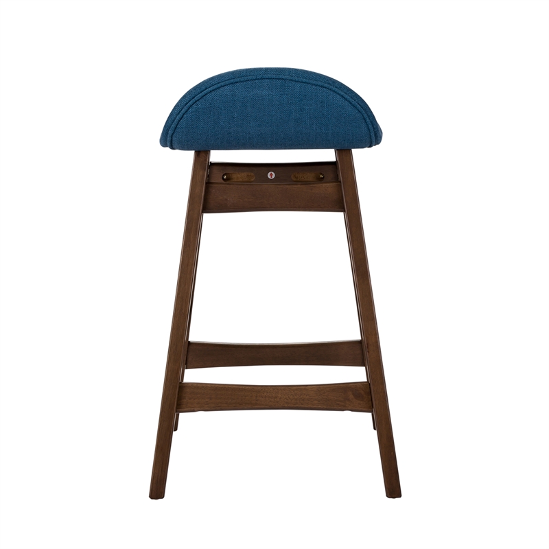 Pemberly Row Contemporary Wood 5 Piece Gathering Table Set in Brown