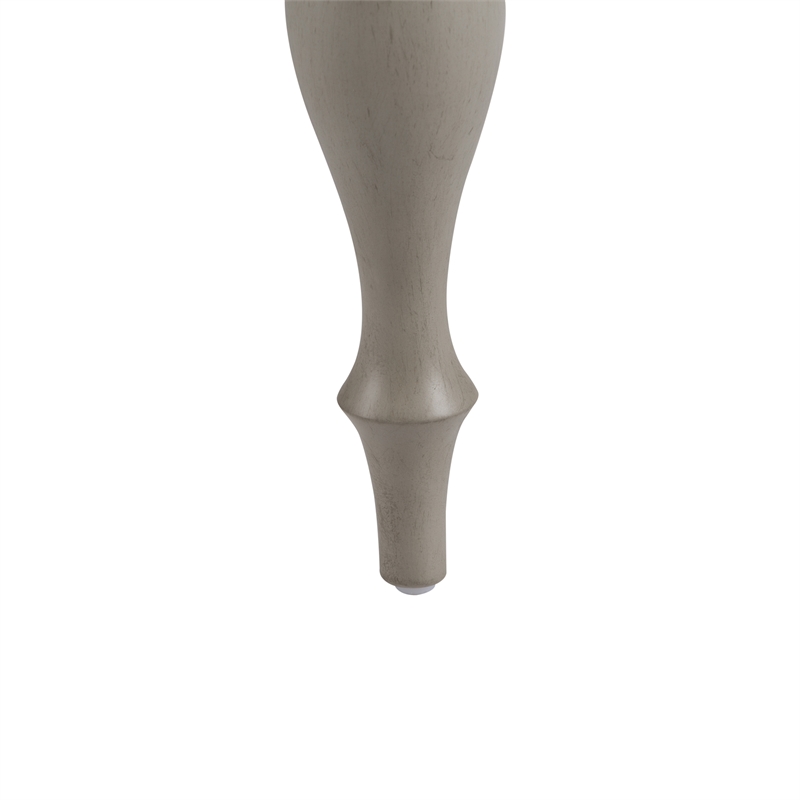 Pemberly Row Transitional Wood Bench in Beige