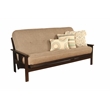 Pemberly Row Foam Full Futon Mattress with Beige Fabric Cover-Frame Not Included