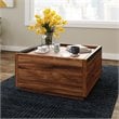 Pemberly Row Contemporary Engineered Wood Coffee Table in Brown