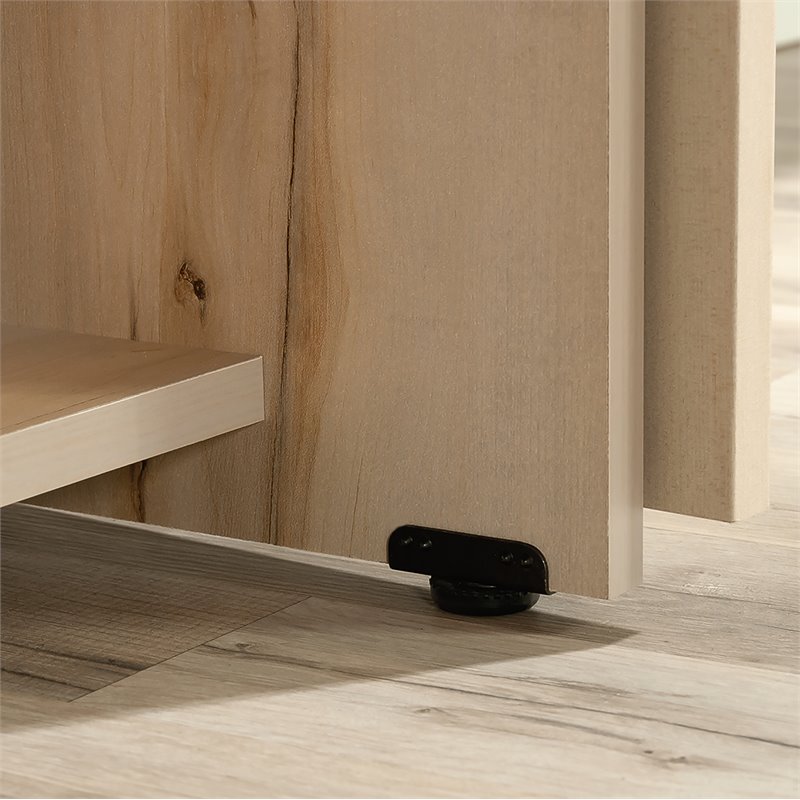 Pemberly Row Engineered Wood Multi-Purpose Storage Craft Armoire in Maple