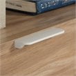 Pemberly Row Engineered Wood L-Shape Desk in Kiln Acacia Brown
