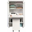 Pemberley Row Engineered Wood Glacier White Armoire Rectangular Adjustable Shelves 61.58