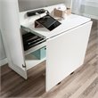 Pemberley Row Engineered Wood Glacier White Armoire Rectangular Adjustable Shelves 61.58