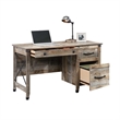 Pemberly Row Traditional Engineered Wood Desk in Rustic Cedar Brown