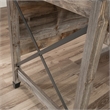 Pemberly Row Traditional Engineered Wood Desk in Rustic Cedar Brown