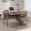 Pemberly Row Traditional Engineered Wood Desk in Rustic Cedar Brown