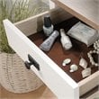 Pemberly Row Coastal Engineered Wood Bedroom Vanity in White
