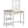 Pemberly Row Coastal Engineered Wood Bedroom Vanity in White
