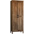 Pemberly Row 2-Door Engineered Wood Storage Cabinet in Rural Pine/Brown