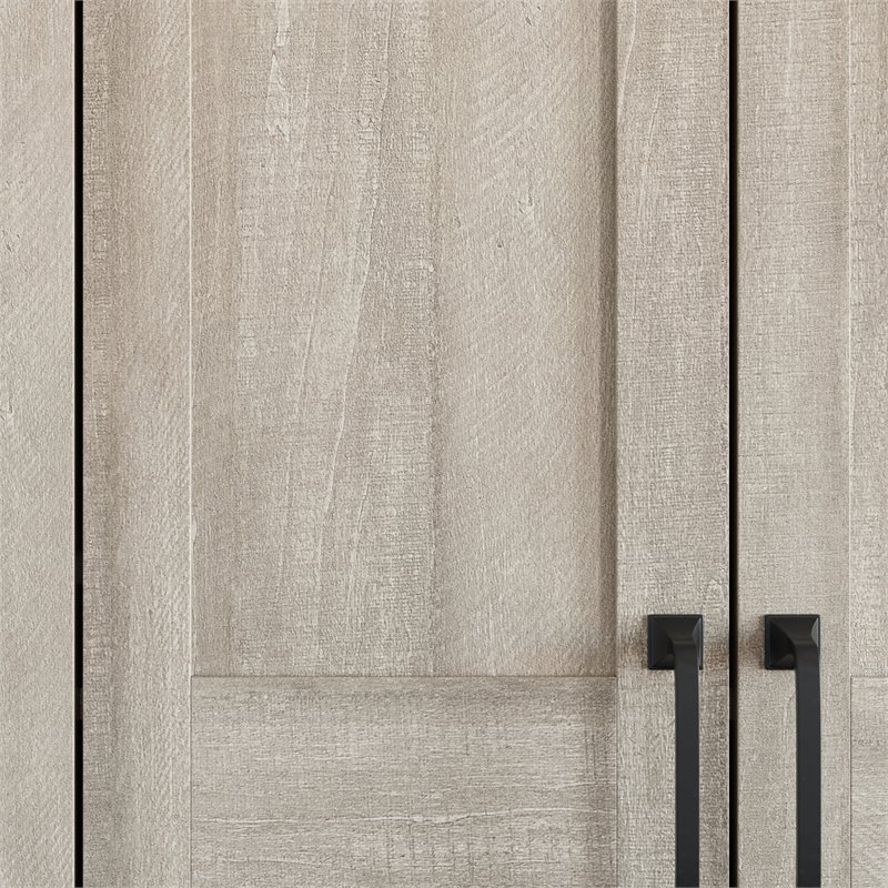 Pemberly Row 2-Door Storage Cabinet in Engineered Wood-Spring Maple