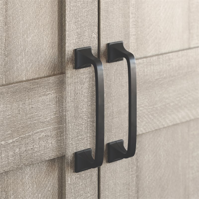 Pemberly Row 2-Door Storage Cabinet in Engineered Wood-Spring Maple