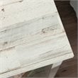 Pemberly Row Mid-Century 1 Drawer Wooden Nightstand in White Plank