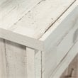 Pemberly Row Mid-Century 1 Drawer Wooden Nightstand in White Plank