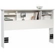 Pemberly Row Transitional Engineered Wood Full-Queen Headboard in White