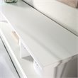 Pemberly Row Transitional Engineered Wood Full-Queen Headboard in White