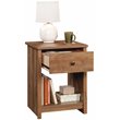 Pemberly Row 1 Drawer Wooden Nightstand in Sindoori Mango