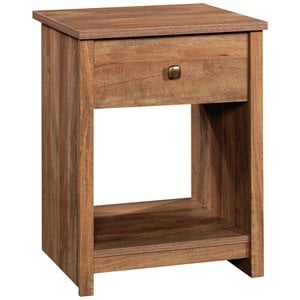 Pemberly Row 1 Drawer Wooden Nightstand in Sindoori Mango