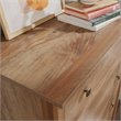 Pemberly Row Traditional 4-Drawer Engineered Wood Chest in Mango Natural