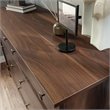 Pemberly Row 6-Drawer Transitional Engineered Wood Dresser in Walnut