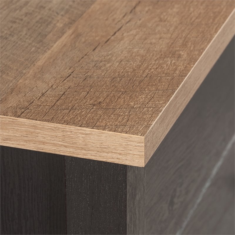 Pemberly Row 1-Drawer Coastal Engineered Wood Lateral File in Raven Oak