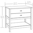 Pemberly Row 1-Drawer Coastal Engineered Wood Lateral File in Raven Oak