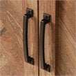 Pemberly Row Modern Engineered Wood Bedroom Armoire in Brown