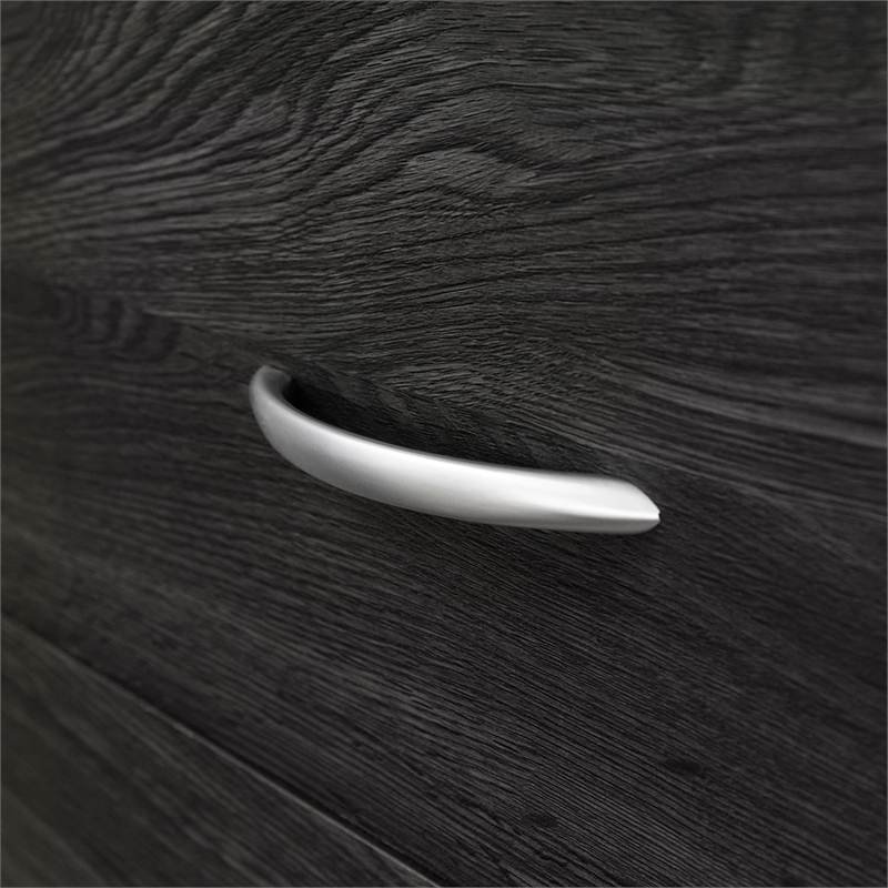 Pemberly Row Traditional 6-Drawer Engineered Wood Lingerie Chest in Gray